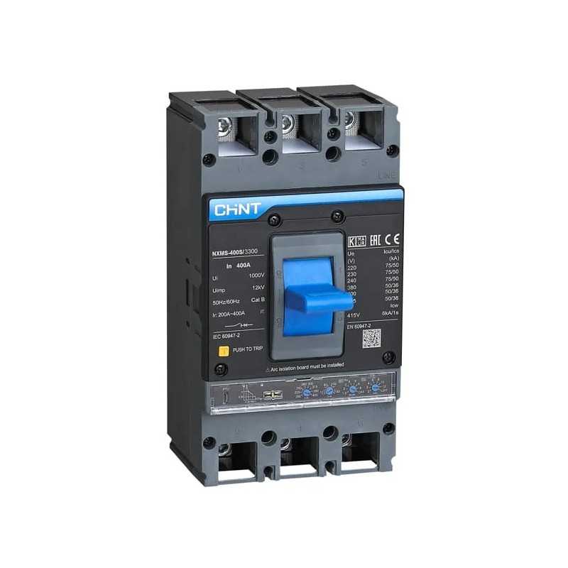 Interruptor MCCB 3P TMF (fijo) 300A 50kA NXM-400S/3300 — CHINT
