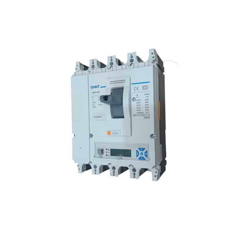 Interruptor NM8N-1600Q 4P 1250A MCCB 875-1250A 415V 70kA — CHINT