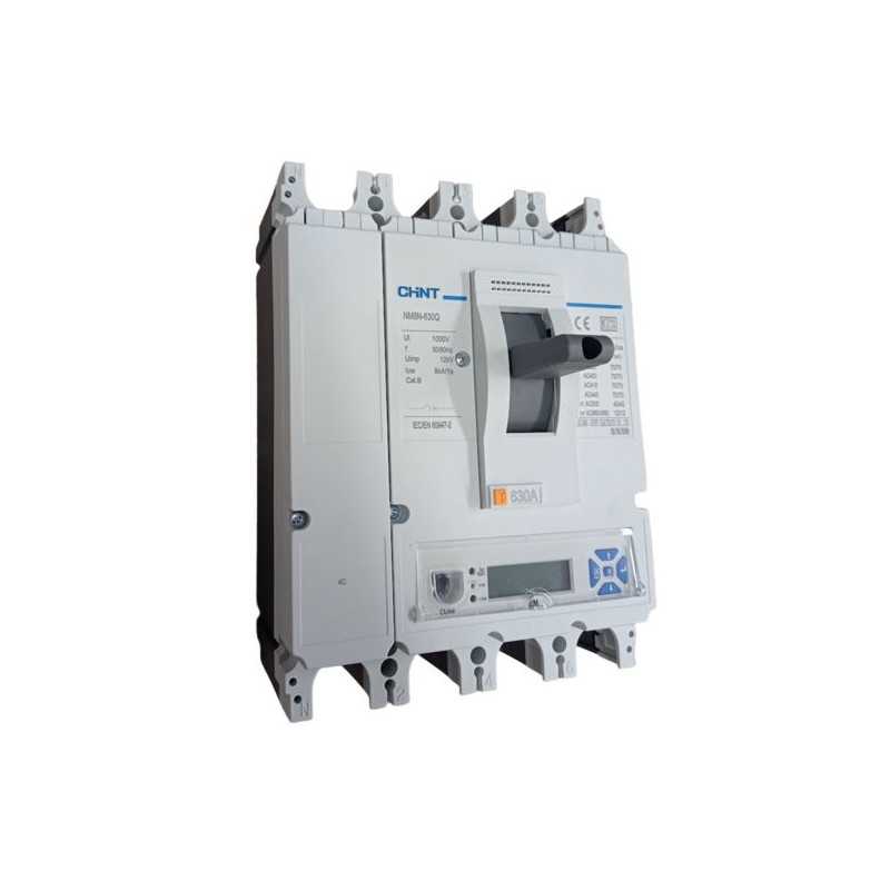 Interruptor NM8N-630Q 4P 630A Electrónico 252-630A 415V 70kA — CHINT