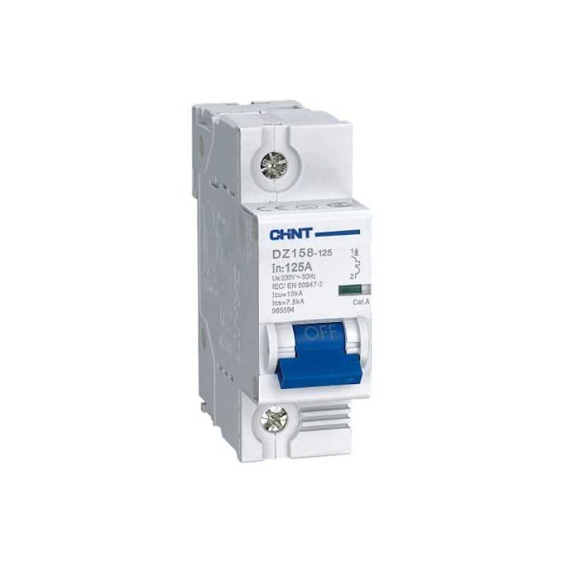 Interruptor termomagnetico MCCB 1P 125A 6kA — CHINT