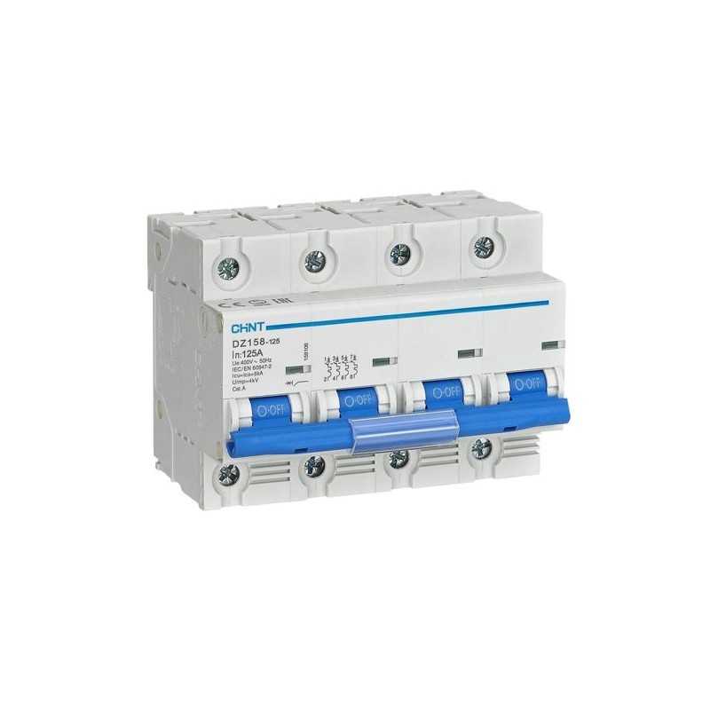 Interruptor termomagnético MCCB 4p 100A,10kA — CHINT