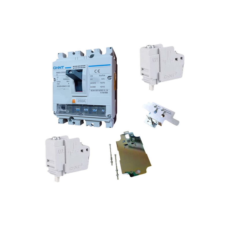 KIT INT 3P NM8S-250H 100-250A LS/I +ADAP/DIN+ALARM+BLOQU+AUX — CHINT