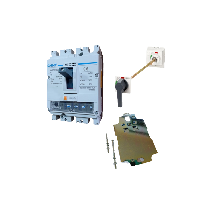 KIT INTER. 3P NM8S-250S 100-250A LS/I + MAND. EXT + ADAP DIN — CHINT