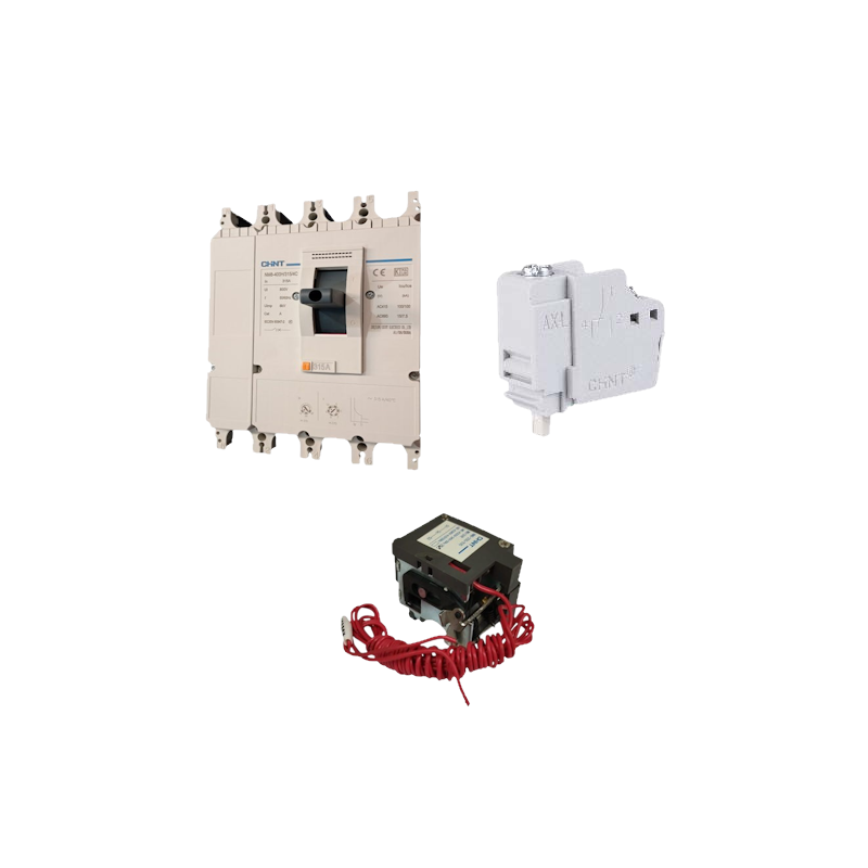 KIT INTER. 4P NM8-400H 252-315A TMA + BOB. MINI. 220V + AUX — CHINT
