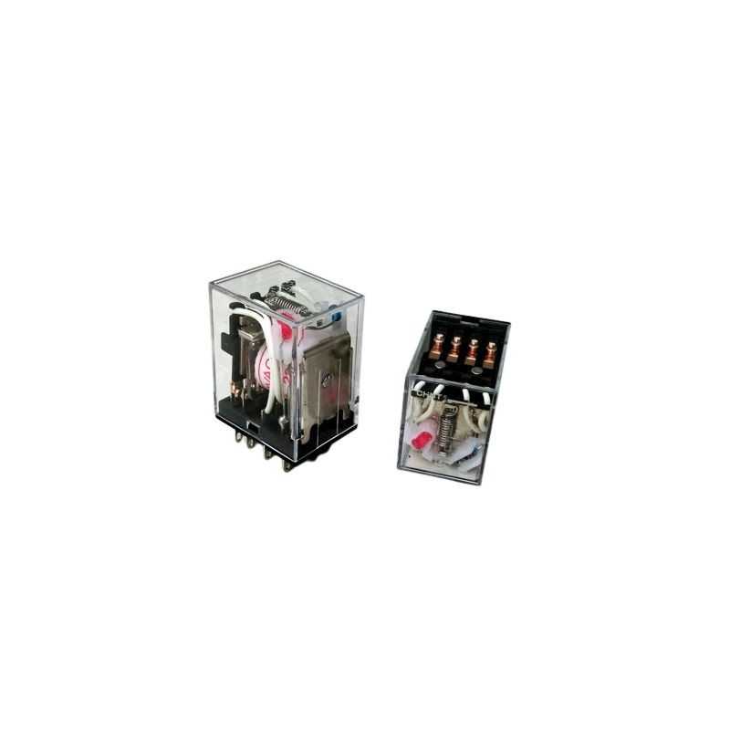 Minirele JZX, bob 110Vdc, 4NA/NC, 3A con indicador led — CHINT