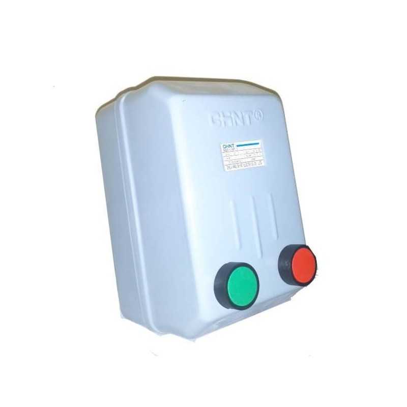 Partidor directo caja IP40, 5,5kW 12A Ctrl 220Vac, s/termico — CHINT