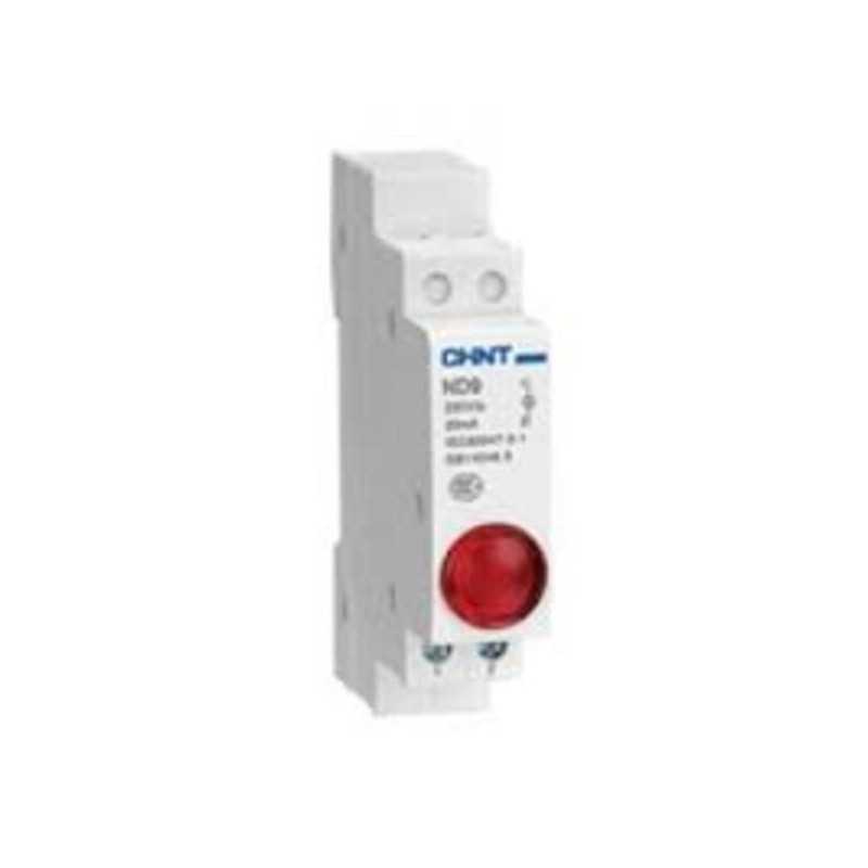 Piloto Led a Riel Din color Rojo 24 Vac/dc, IP20 - ND9 — CHINT