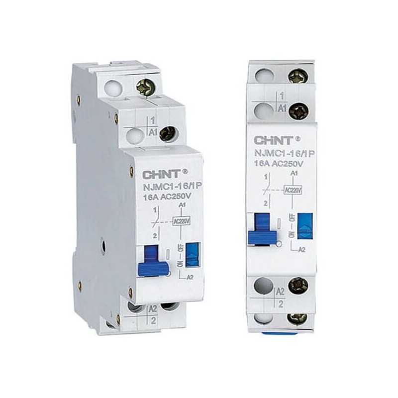 Relé biestable con memoria (latch) 1NA/NC 220Vac/16A — CHINT