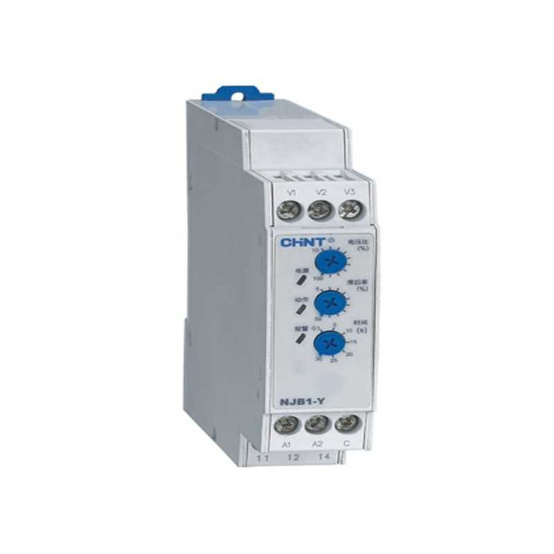 Relé monofas. S/B voltaje AC/DC 60V-600V, alim. 220Vac — CHINT