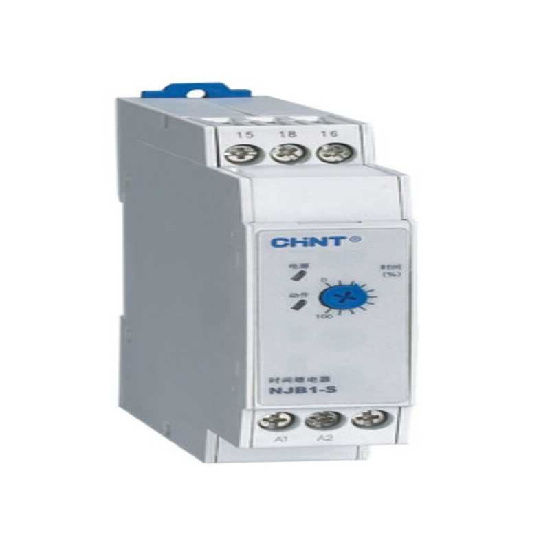 Relé temporizador cíclico, 0-120Hrs control 220vac. 4 Func. — CHINT