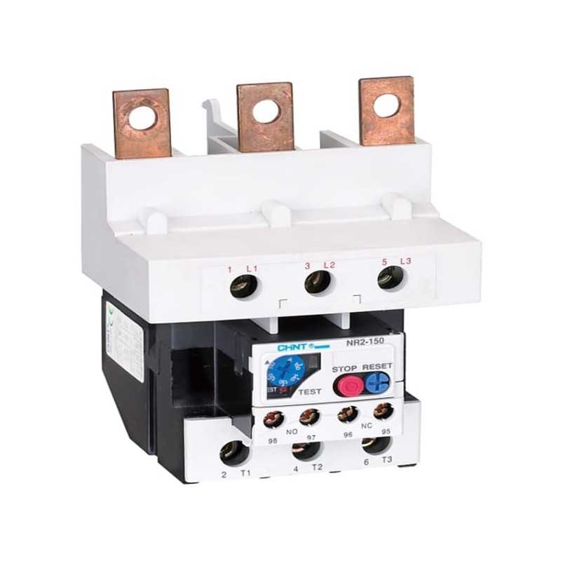 Relé termico NR2-150,p/contactor 115-150A,regulación 80-104A — CHINT
