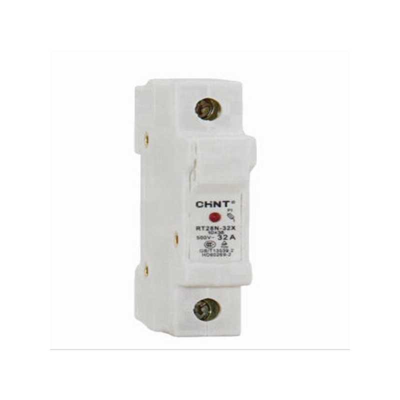 Seccionador fusible 1P 32A 400V AC Ø 10x38mm con led — CHINT