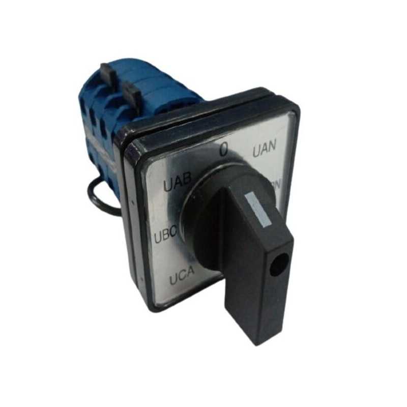 Selector Voltimétrico, 3 Fases, 4 alambres, 60x48mm, 7 posic — CHINT