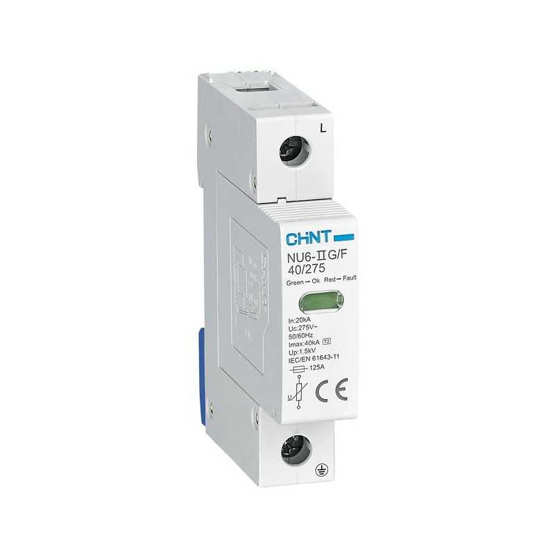 Supresor transiente 1P 385Vac, Imax 40kA, 1.8kV c/ indicador — CHINT
