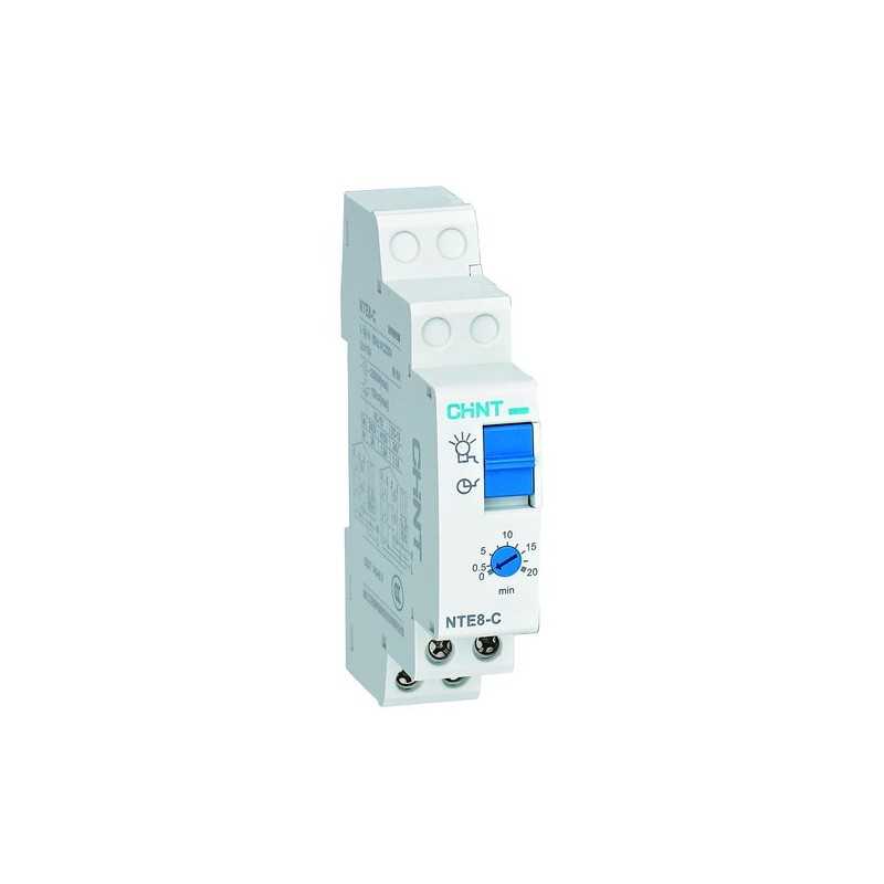 Telerruptor escalera/pasillo 110-220Vac ½-20min, 16A — CHINT
