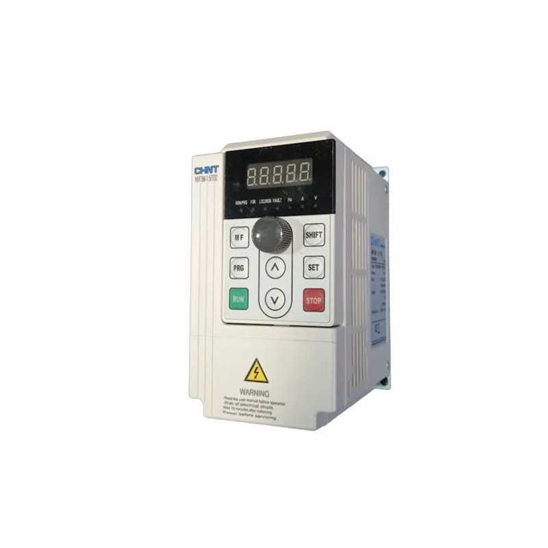 VDF 1,5KW nominal, 7A, 1F 220V / 3F 220V C/ PID, torq.const — CHINT