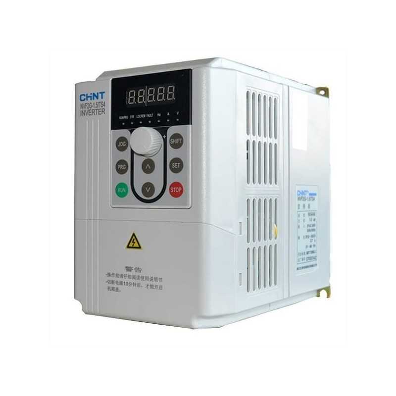 VDF 1,5KW nominal, xxA, 1F 220V / 3F 220V C/ PID, torq.const — CHINT