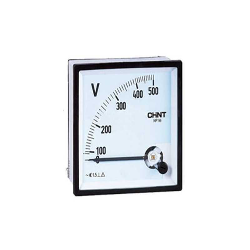 Voltímetro, 0 - 250 Vca, 50Hz, 72x72mm — CHINT