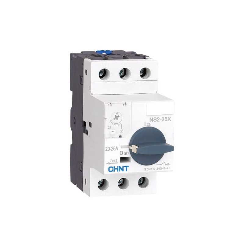 Guardamotor c/mando giratorio NS2-25X (reg 1.60-2.50A) 100kA — CHINT