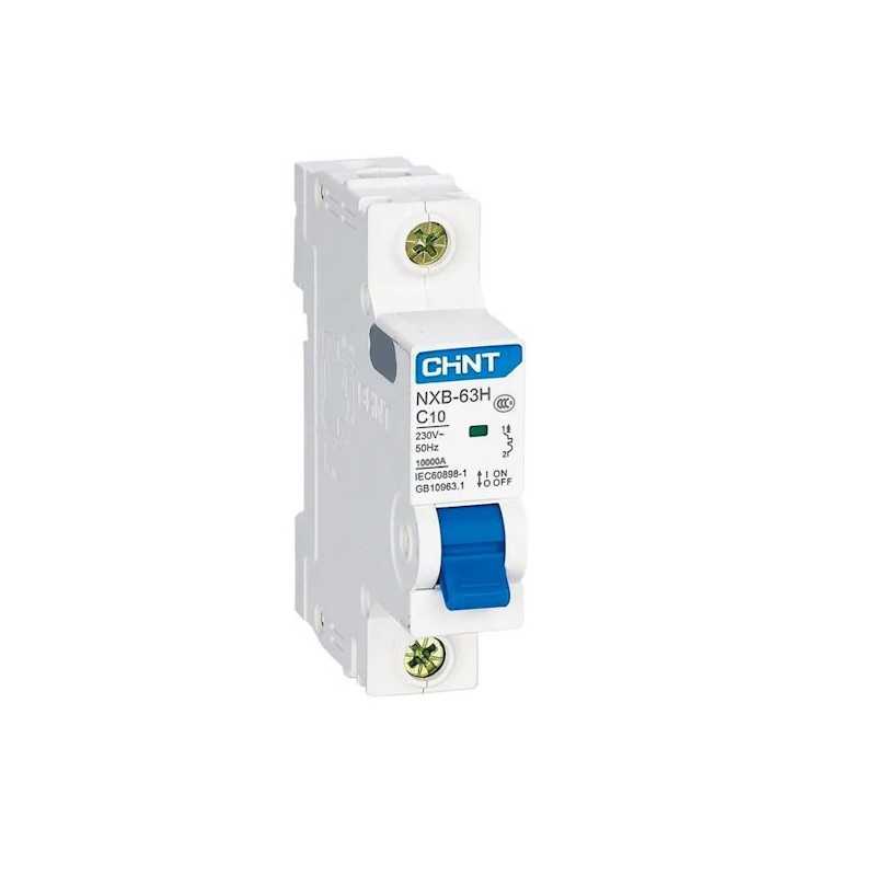 Interruptor 1Px50A 10kA curva B, certificación SEC, NXB-63H — CHINT