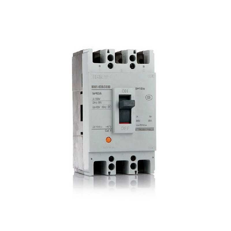 Interruptor 3P NM1-63H 63A (fijo) 415V,35kA — CHINT