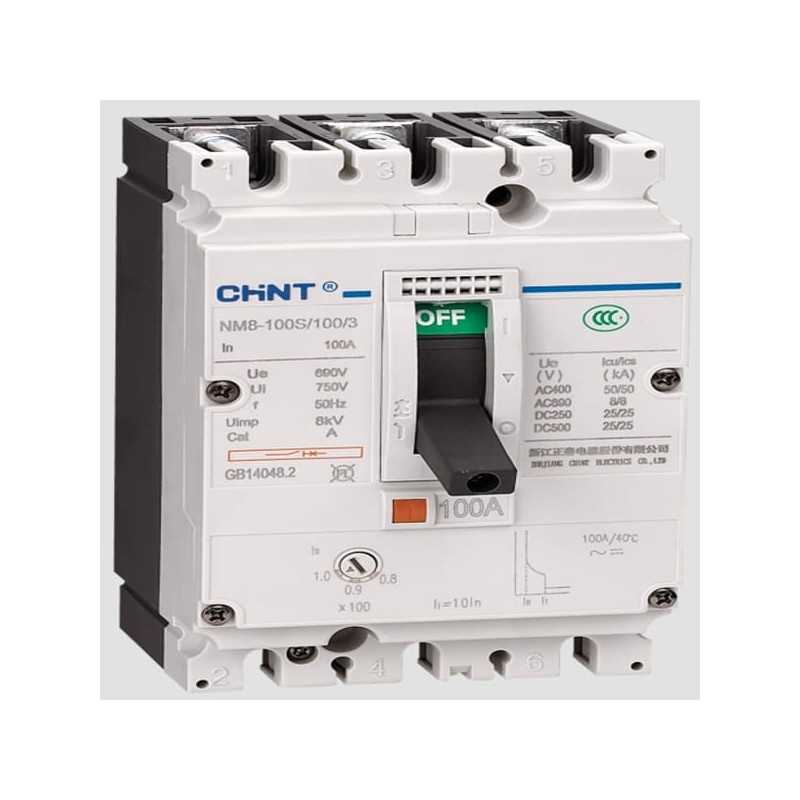 Interruptor 3P NM8-125S 32A (25,6-32), 0.8-1 In, 415V,50kA — CHINT