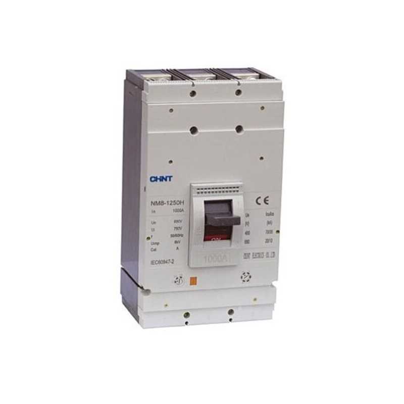 Interruptor 3P NM8-800H 630A (504-630), 0.8-1 In, 415V,70kA — CHINT