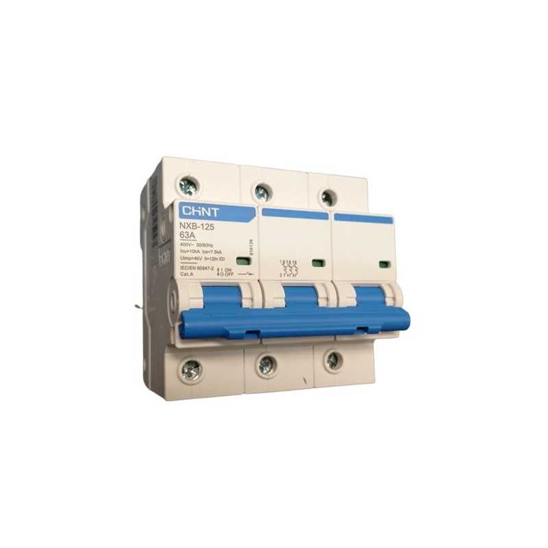 Interruptor 3Px100A 10kA curva C, NXB-125H — CHINT
