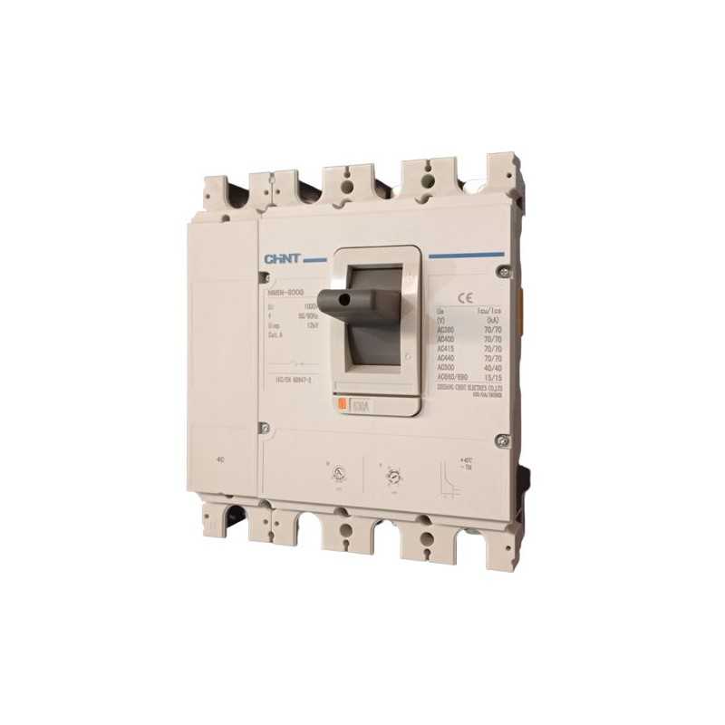 Interruptor 4P 630A Termomagnetico 0.8-1In 415V 70kA — CHINT