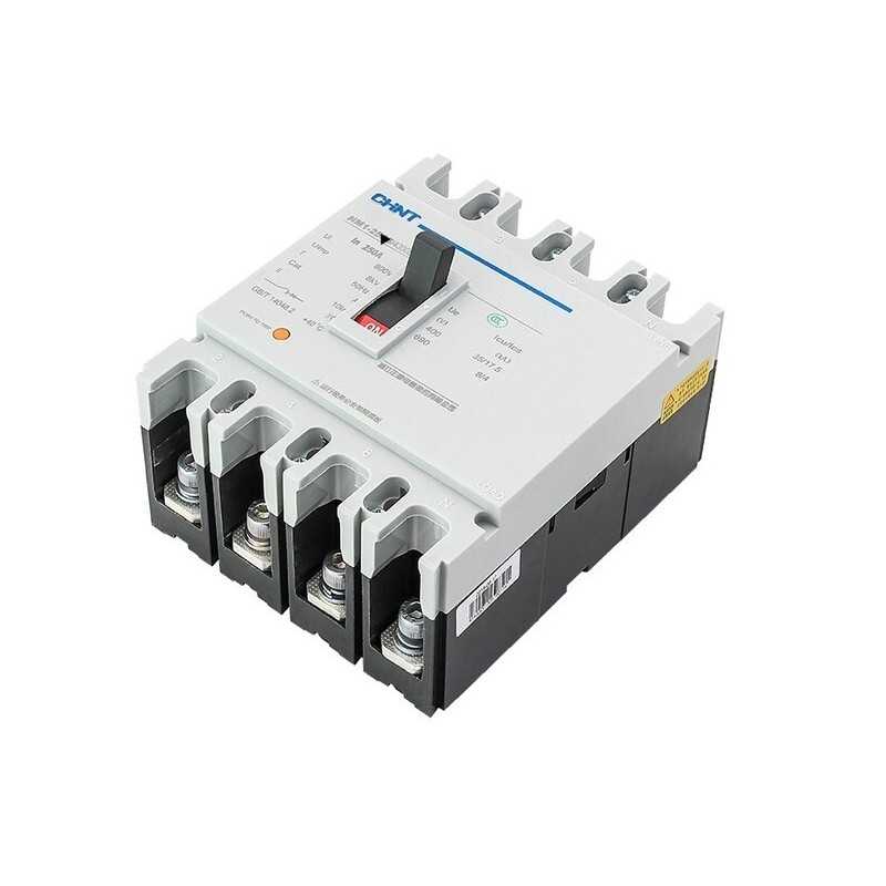 Interruptor 4P NM1-250H/4300 250A (fijo) 690V: 50kA — CHINT