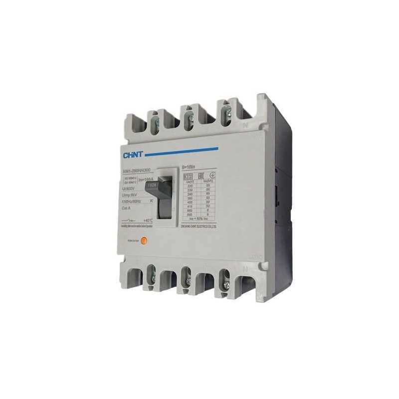 Interruptor 4P NM1-250S/4300 225A (fijo) 415V: 25kA — CHINT
