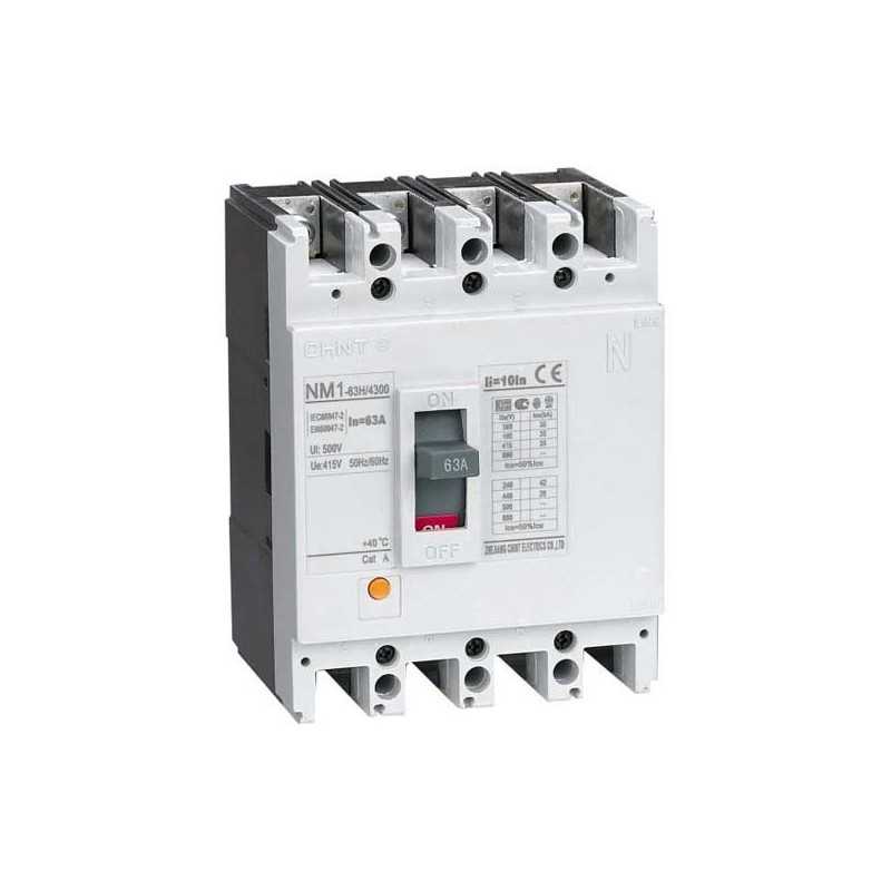 Interruptor 4P NM1-63H/4300 40A (fijo) 415V: 35kA — CHINT