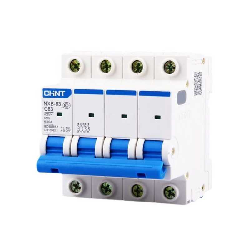 Interruptor 4Px32A 10kA curva C, NXB-63H — CHINT