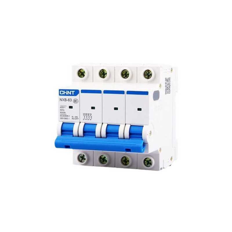 Interruptor 4Px40A 10kA curva D, certificación SEC, NXB-63H — CHINT