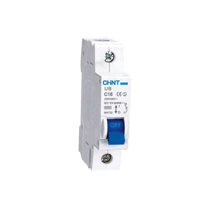 Interruptor Domiciliar 1Px32A 6kA curva C, Certificación SEC — CHINT