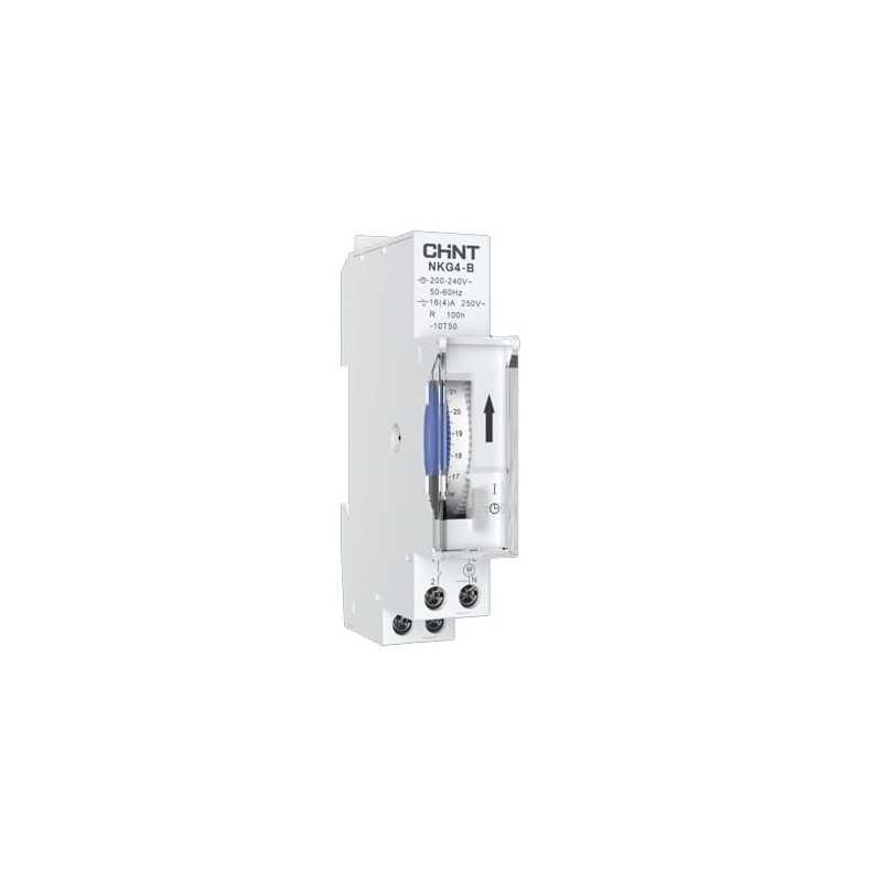 Interruptor horario analogo DIN 15min/24H, 200-240V 16A — CHINT