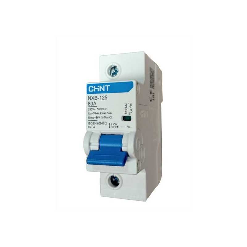 Interruptor MCB 1Px125A 10kA curva C NXB-125H IEC60947 — CHINT