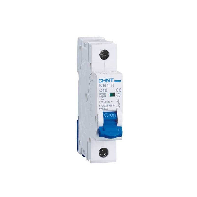 Interruptor MCB 1Px20A 6kA curva C, NB1 — CHINT