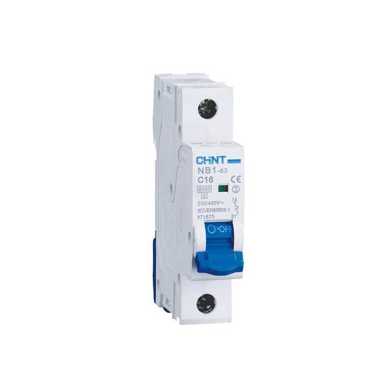 Interruptor MCB 1Px50A 6kA curva C, NB1 — CHINT