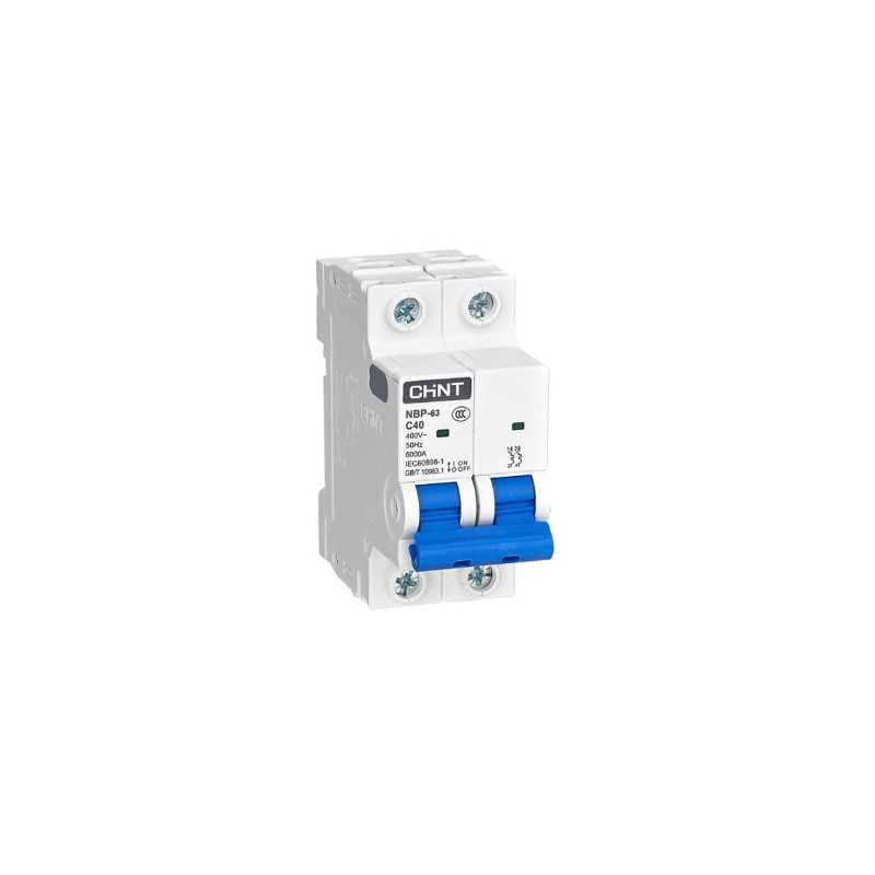 Interruptor MCB 2P 2A 15kA Curva C IEC60947 — CHINT