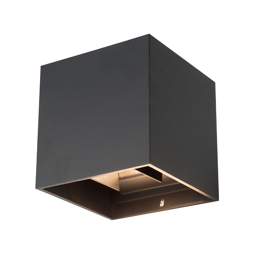 Aplique Vuoi Bidireccional Led Luz Cálida Negro Mate — BP