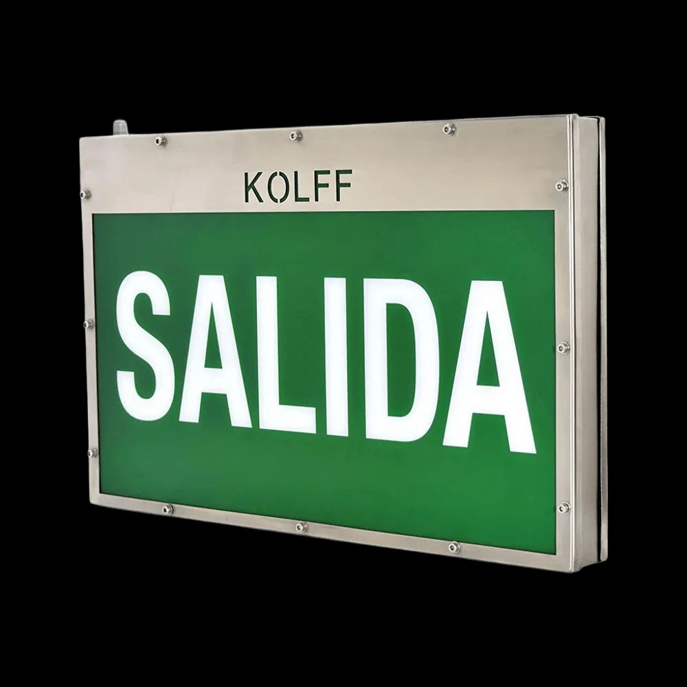 Equipo de Señalización LED Kolff Bigled D Inox 3H IP-54 (SESE0025) — Kolff